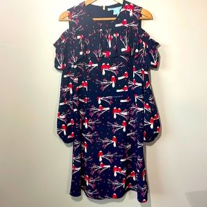 Draper James Ruffle Bird Off The Shoulder Dress